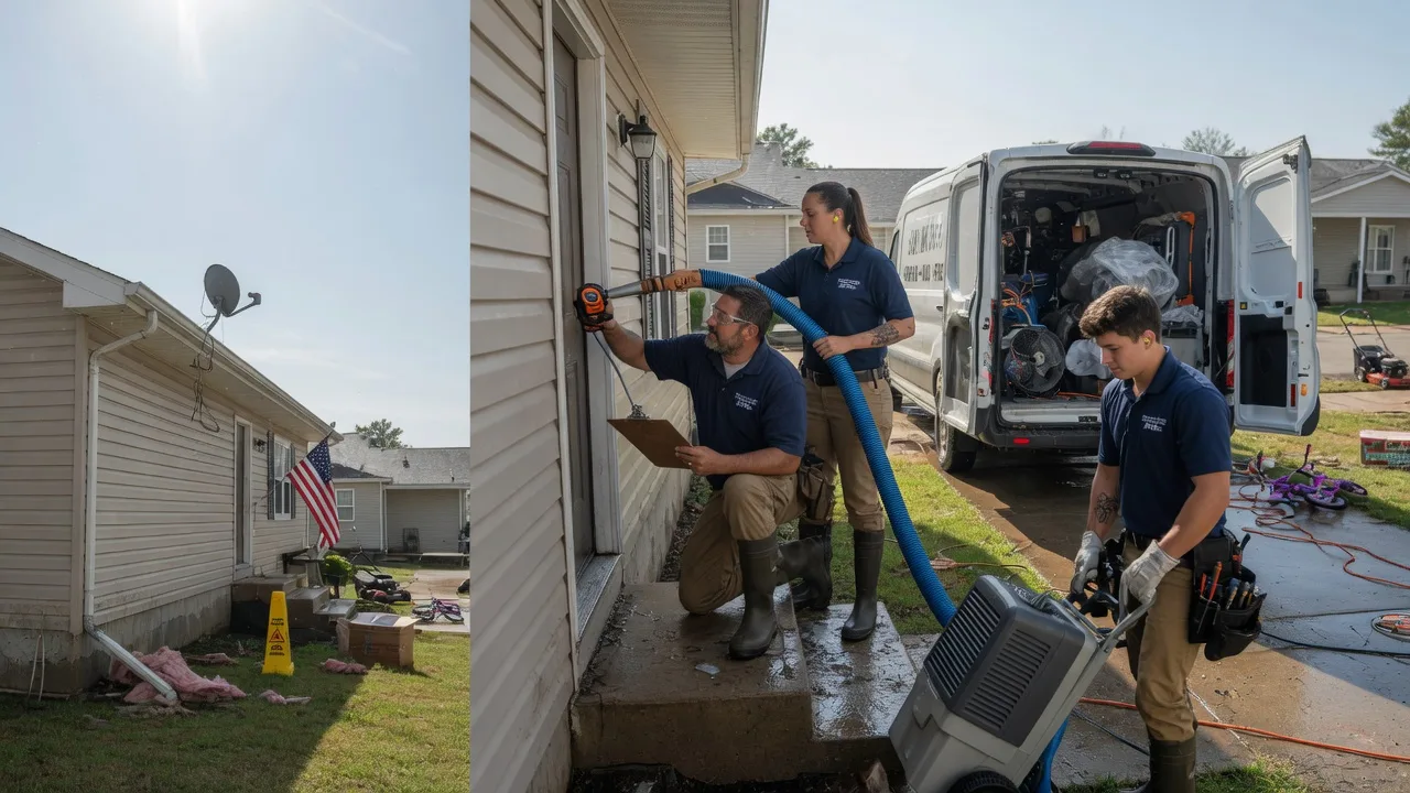 Ceiling Water Damage Restoration in Homer, OH near me